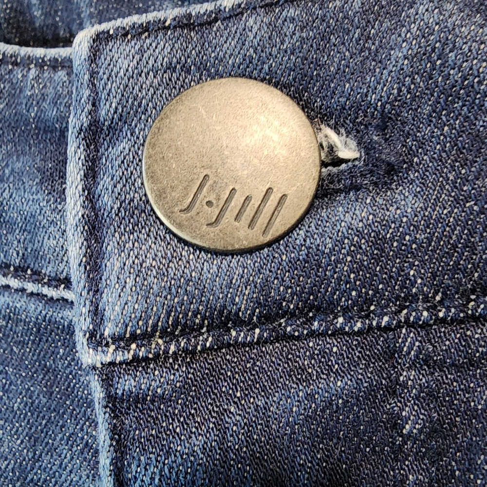 J. Jill Dark Blue Flare Jeans - Picture 5 of 8